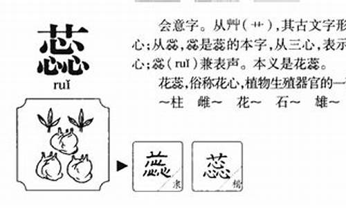 蕊字组词_蚯字组词